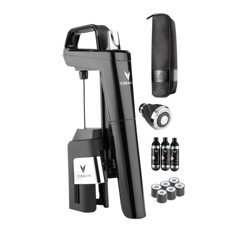 Coravin Wine System Model Timeless Six + Piano Black