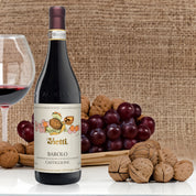 Bottle of Vietti Barolo Castiglione DOCG, prestigious Italian red wine from Piedmont with rich aromas of cherry, rose, and spice.