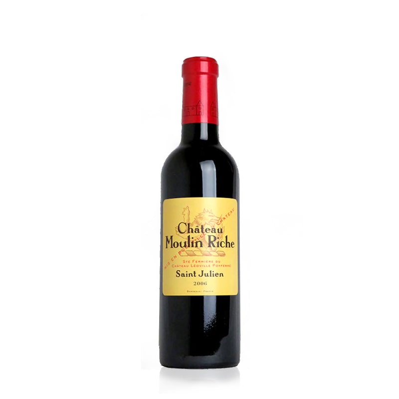 Chateau Moulin Riche by Leoville Poyferre St-Julien 2006 375ml