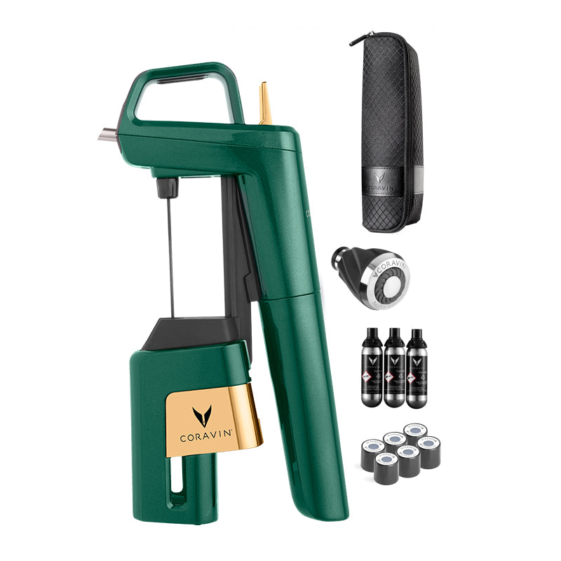 Coravin Wine System Model Timeless Six + Deep Emerald – 1855 The