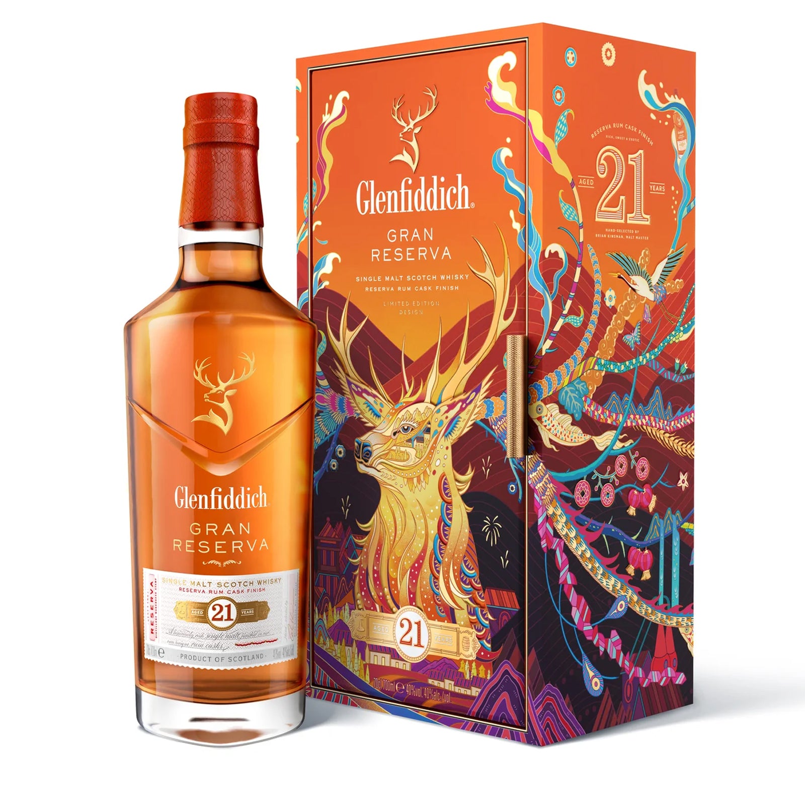 Glenfiddich Single Malt Whisky Gran Reserva 21Yrs Gift Set 700ml