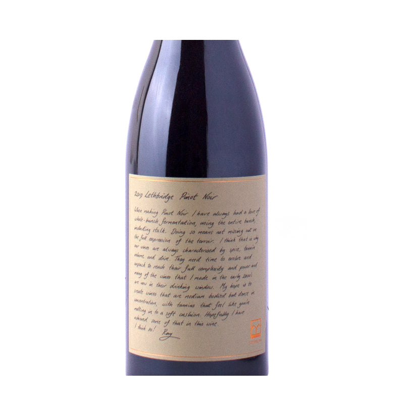 Lethbridge Varietal Pinot Noir Geelong 2021 750ml