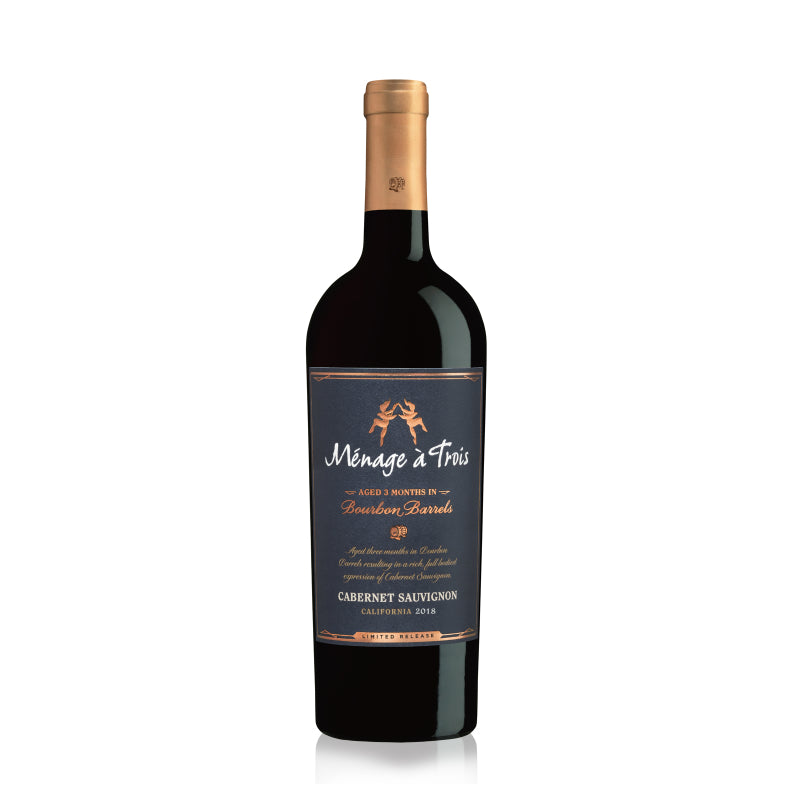 Menage A Trois Bourbon Barrel Cabernet Sauvignon 2021 750ml