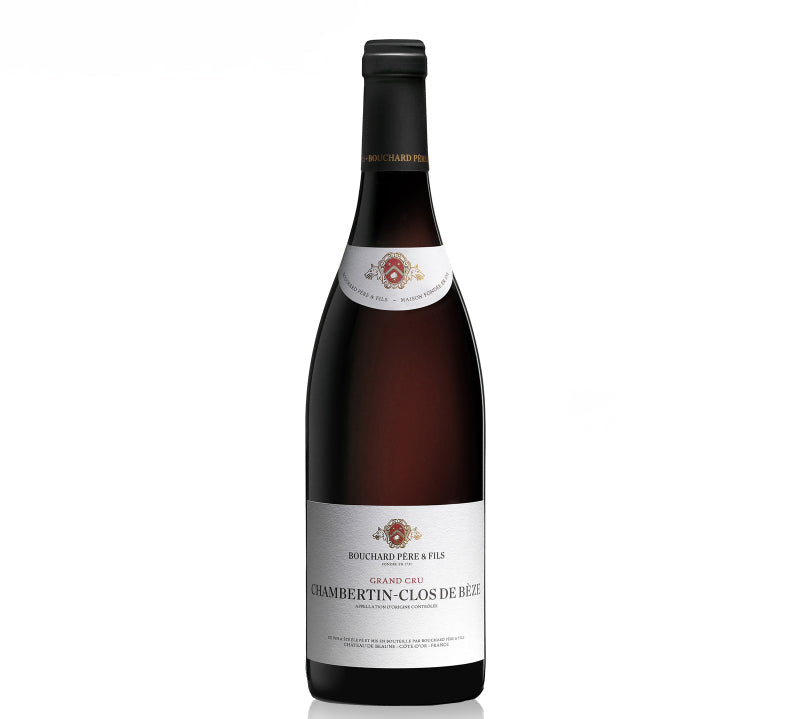Bottle of Bouchard Pere & Fils Chambertin-Clos-Beze Grand Cru 2013 wine.