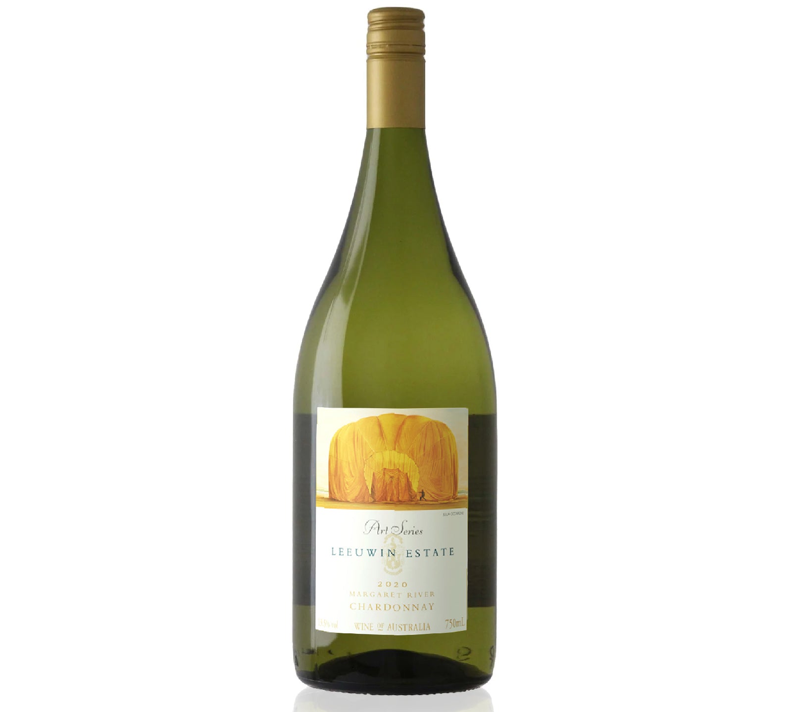 Wine bottle of Leeuwin Art Series Chardonnay 2020 1500ml.