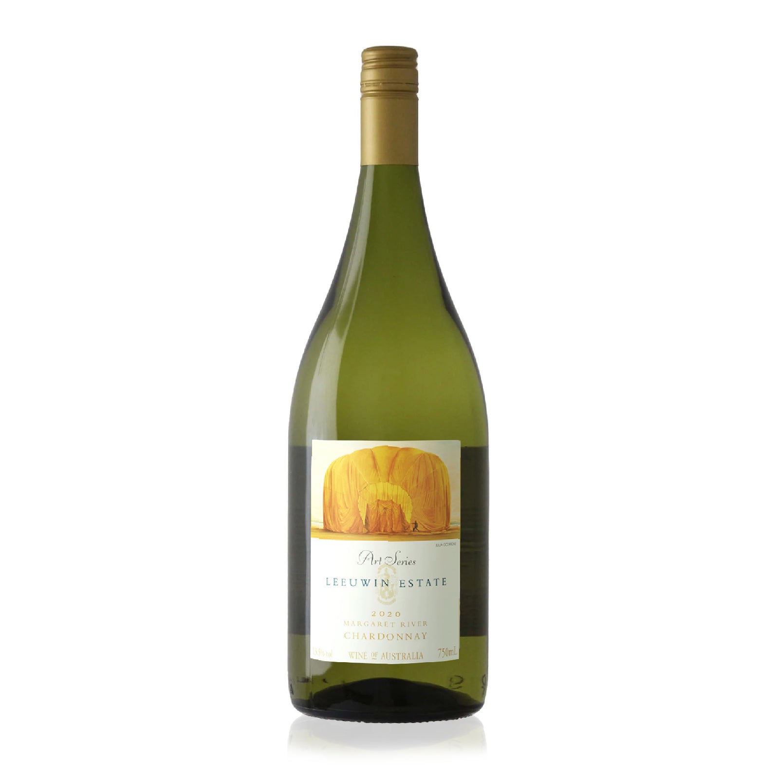 Wine bottle of Leeuwin Art Series Chardonnay 2020 1500ml.