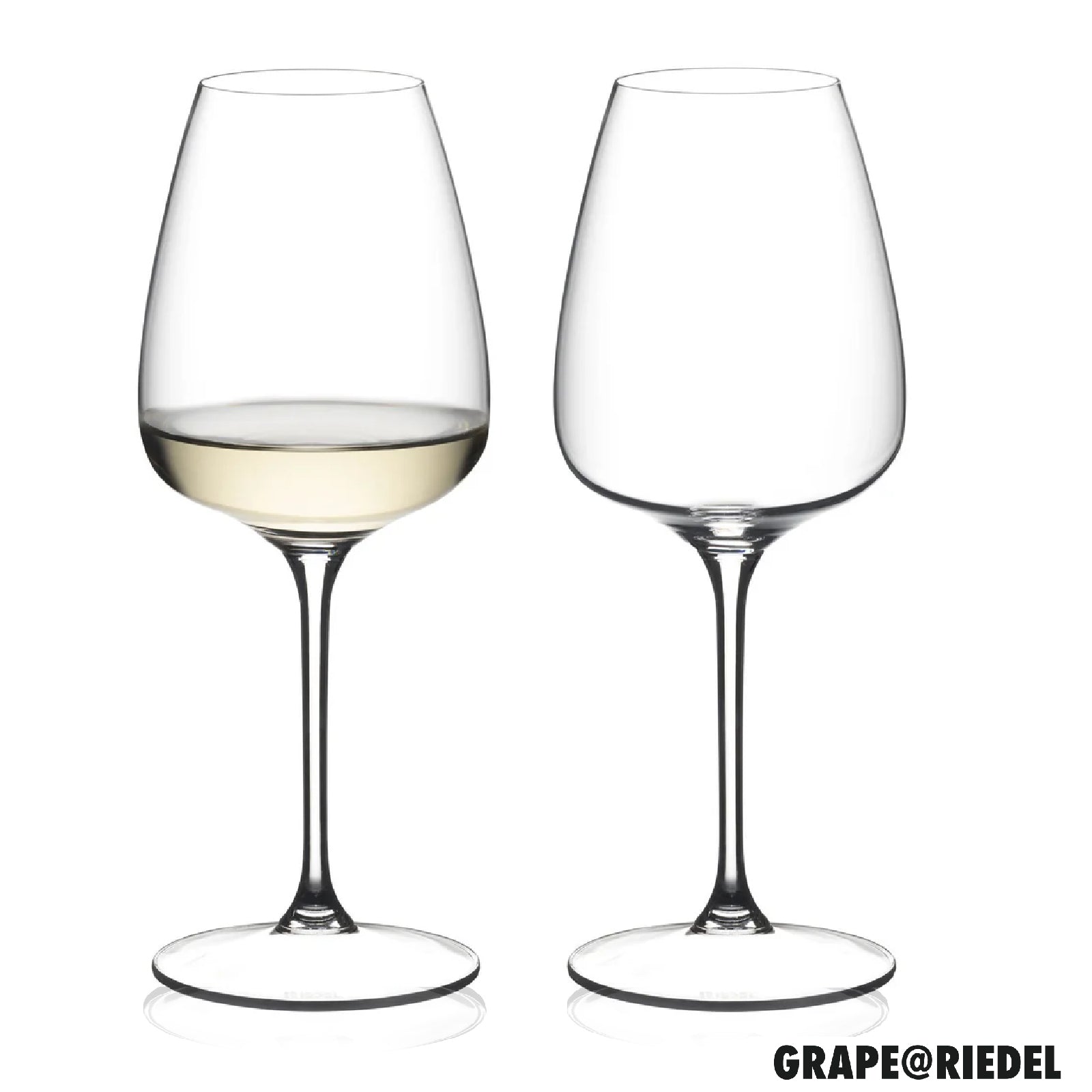Riedel Glass Grape@Riedel White Wine/Champagne 6424/05 Set of 2