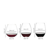 Riedel Glass O The Key to Wine Red Wine Set 5414/74-1 Set of 3