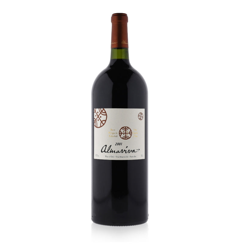Magnum bottle of red wine Almaviva 2001