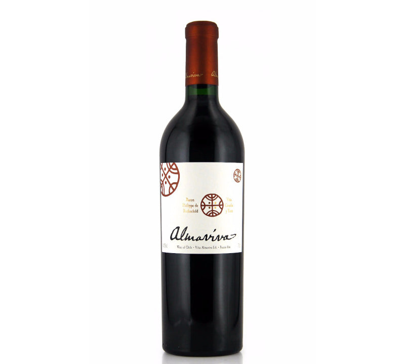 Red wine bottle of Almaviva
