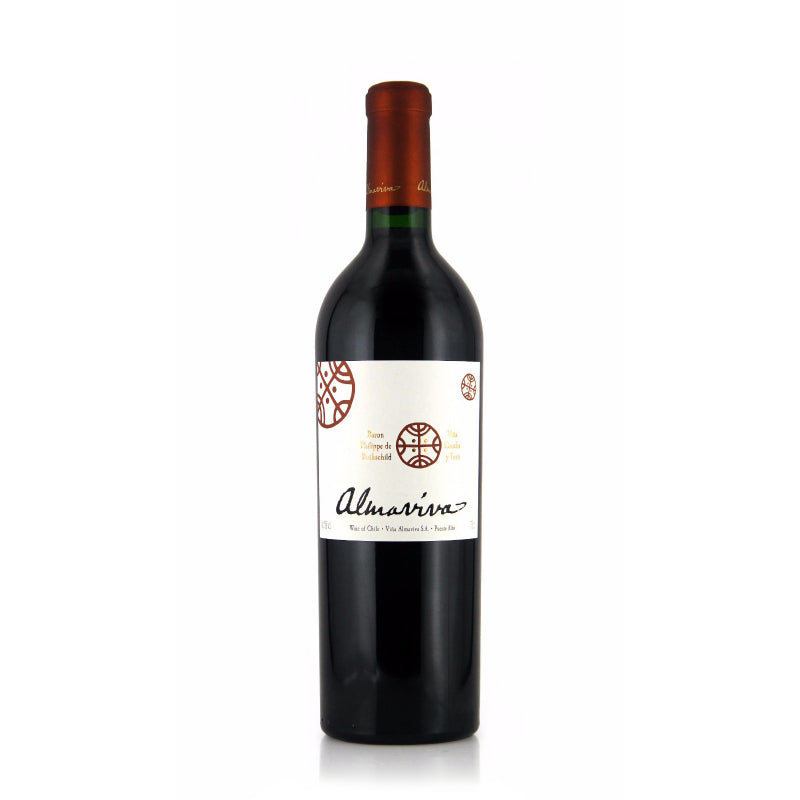 Red wine bottle of Almaviva