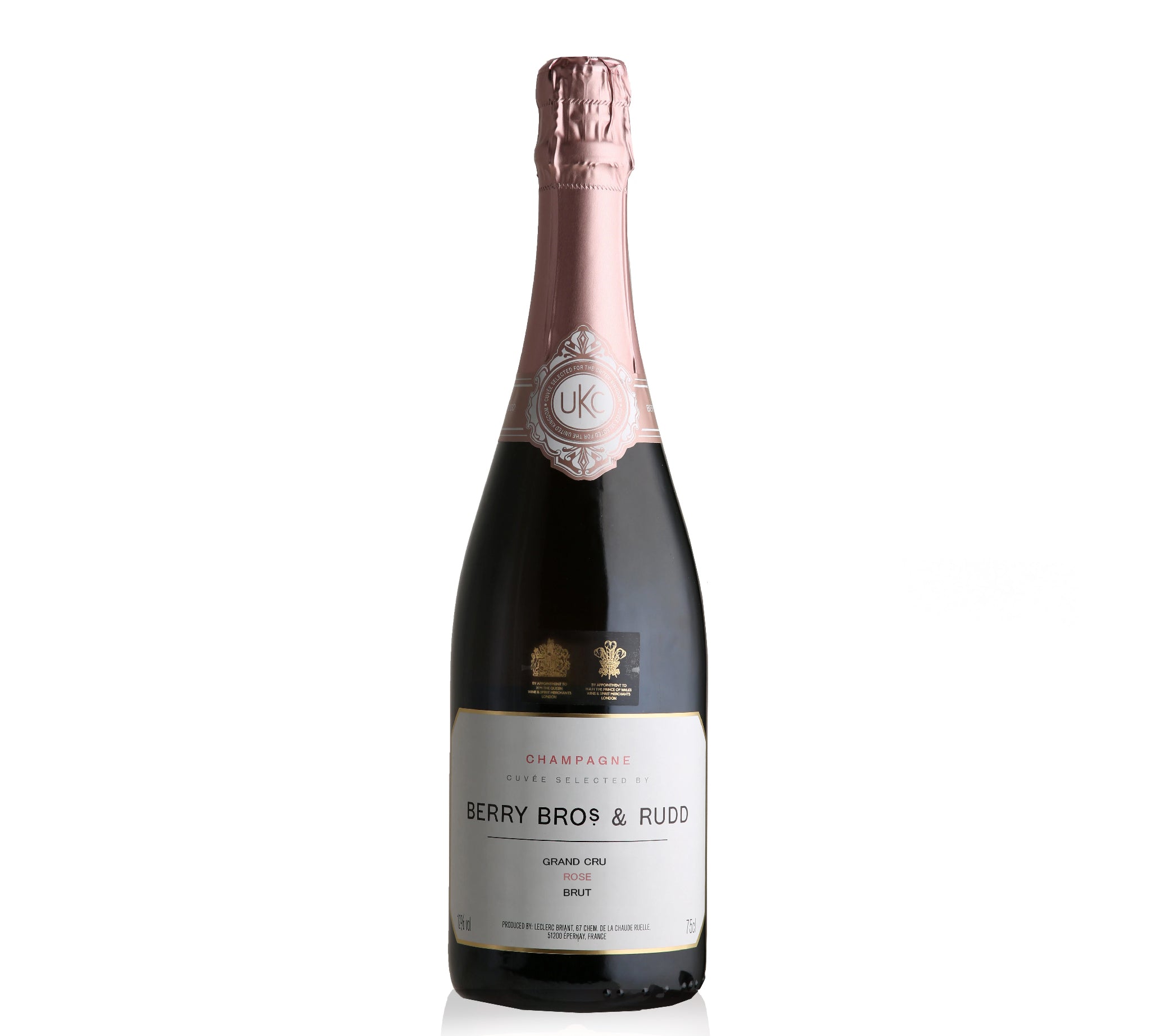 Berry Bros Rudd champagne UKC rose grand cru 750ml
