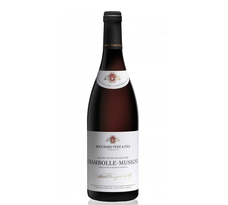 A bottle of Bouchard Pere & Fils Chambolle-Musigny Rouge red wine