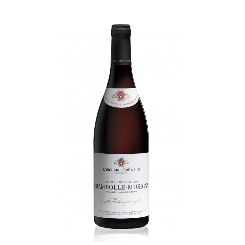 A bottle of Bouchard Pere & Fils Chambolle-Musigny Rouge red wine