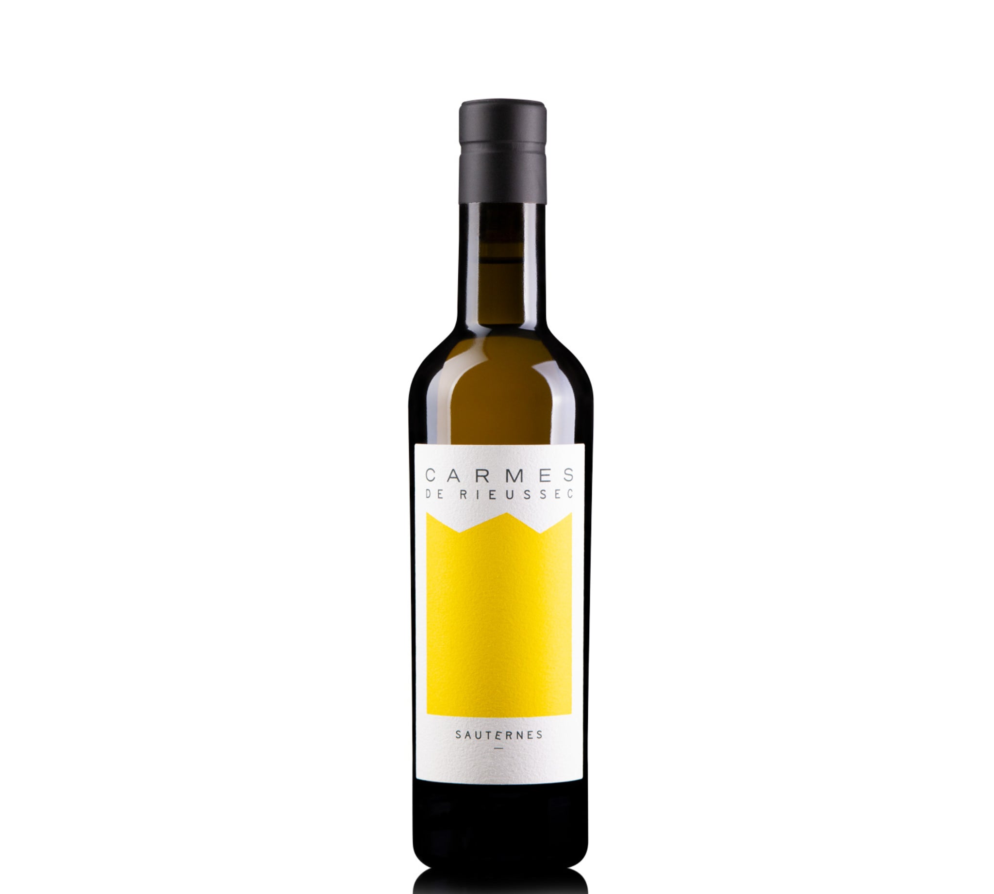 A half bottle of Carmes de Rieussec white wne