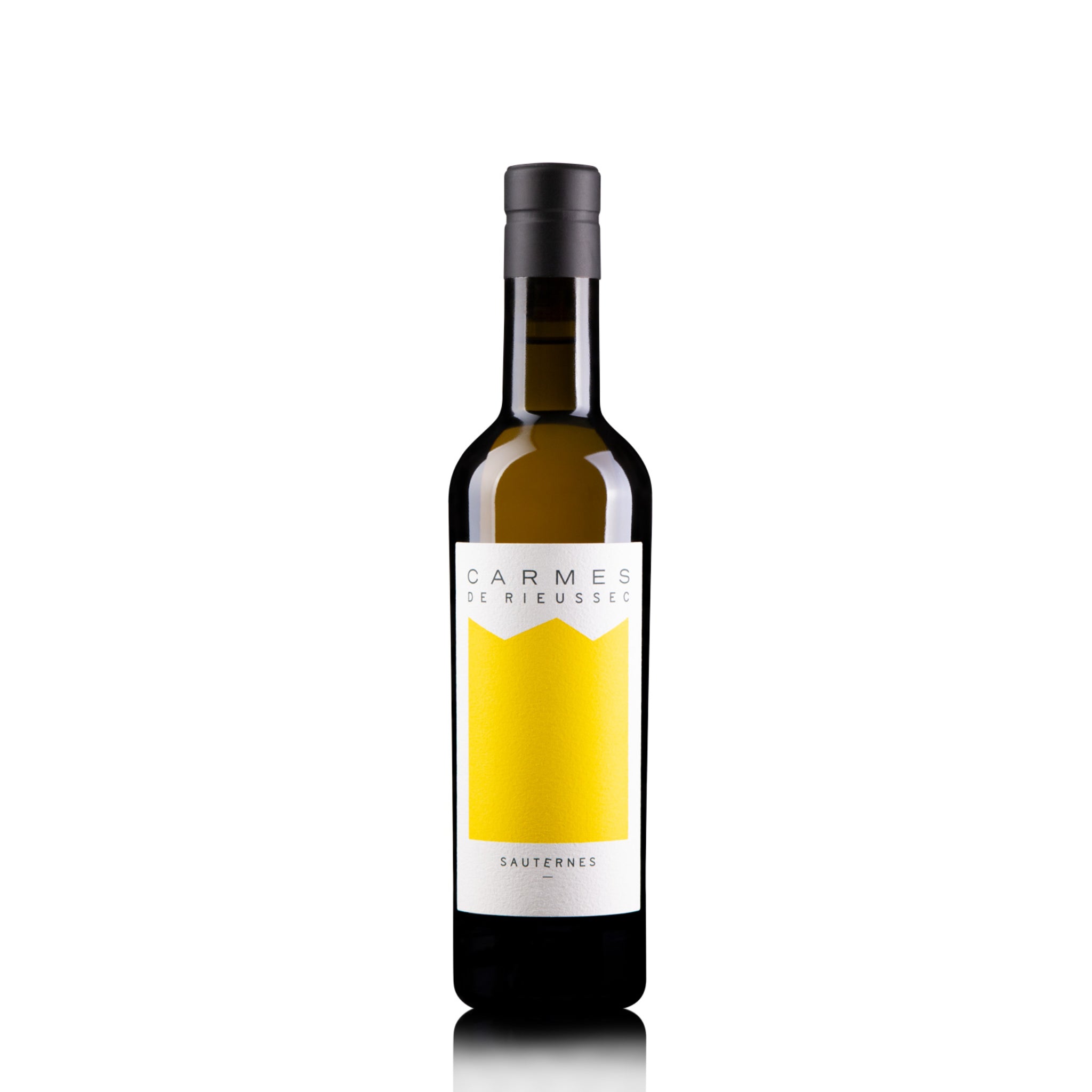 A half bottle of Carmes de Rieussec white wne