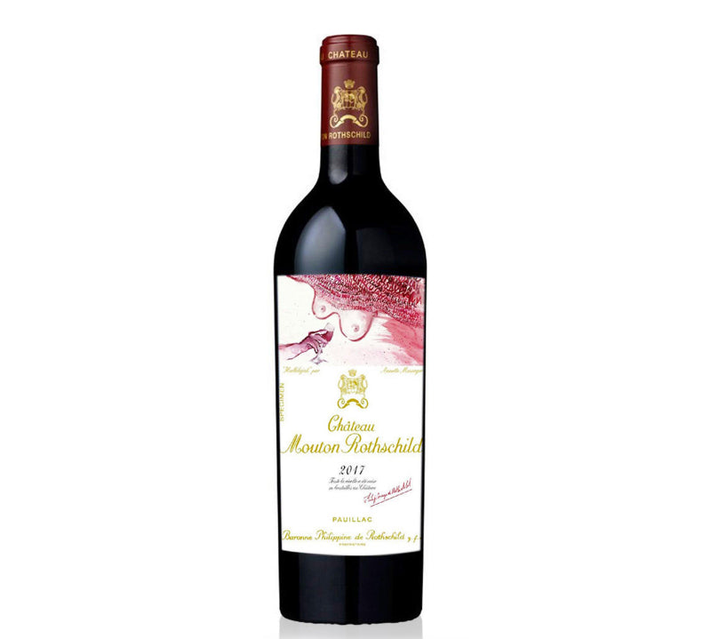 Chateau Mouton Rothschild Pauillac 2017 red wine