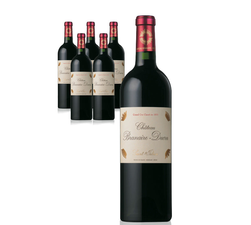 Chateau Branaire Ducru Saint Julien 750ml red wine bottle case of 6