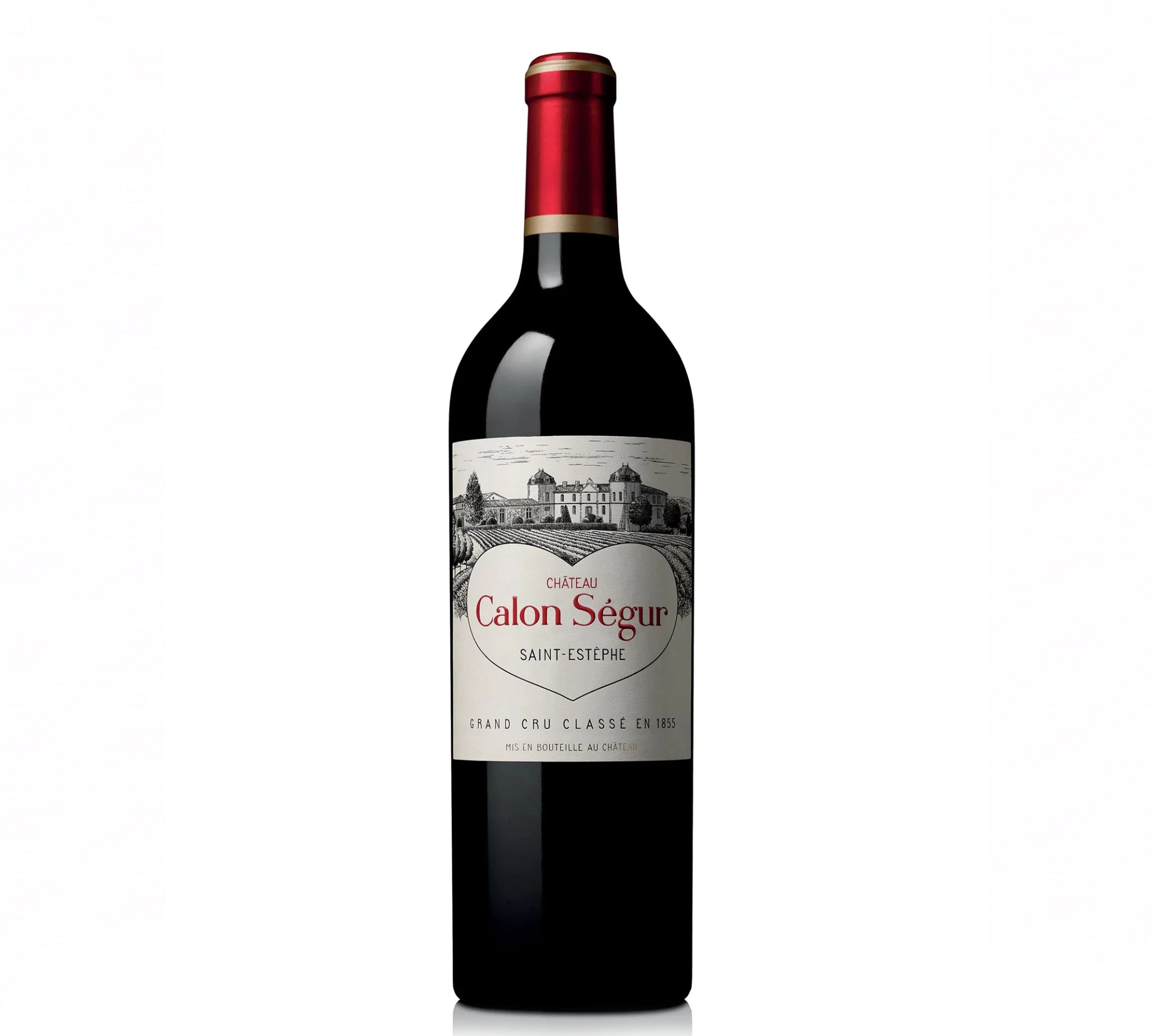 Bottle of Chateau Calon Segur Saint Estephe Grand Cru red wine