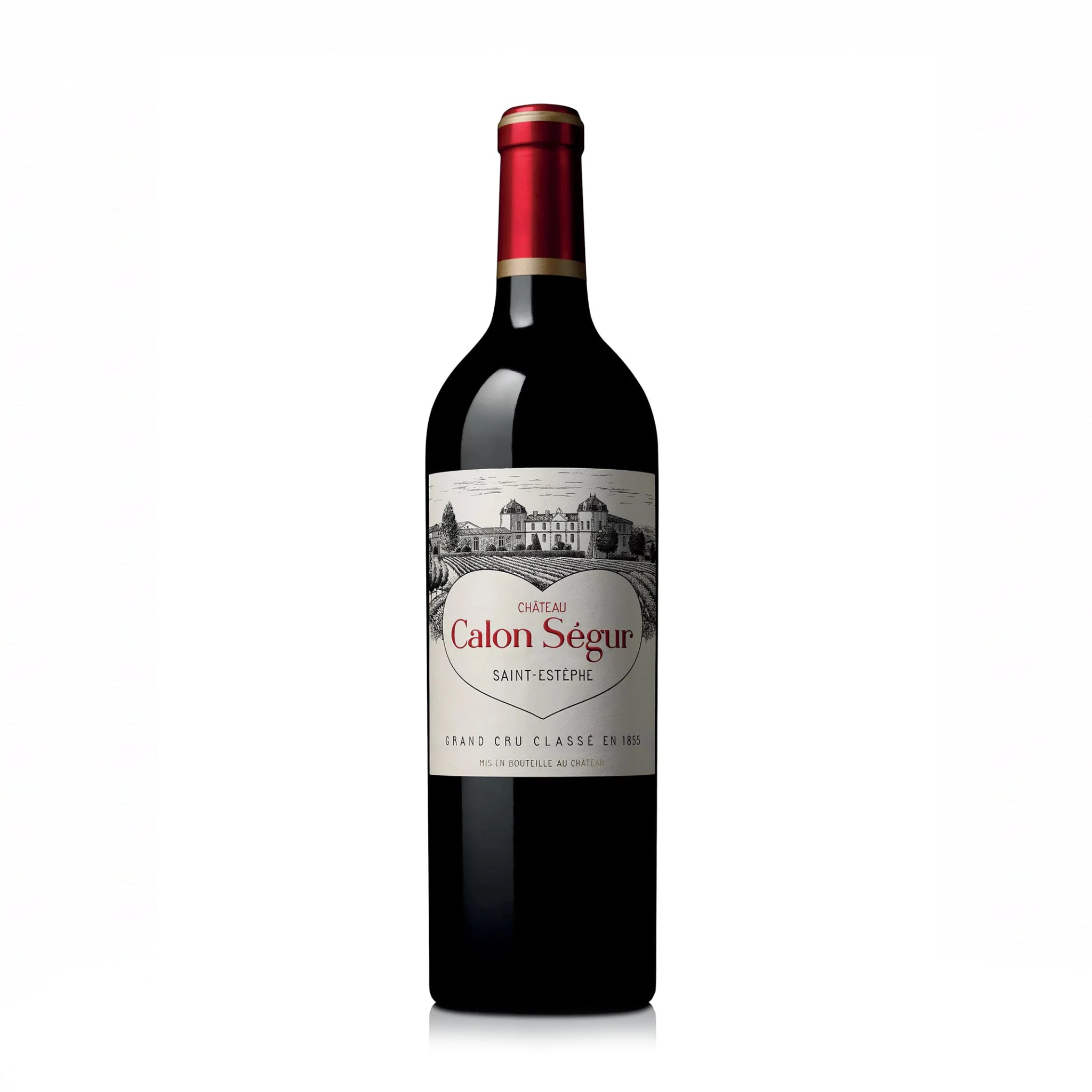 Bottle of Chateau Calon Segur Saint Estephe Grand Cru red wine