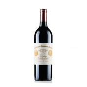 Bottle of Château Cheval Blanc St-Émilion Grand Cru 2005, a prestigious French red wine with rich, complex flavors of dark berries, plums, and elegant oak, offering a velvety and long-lasting finish.