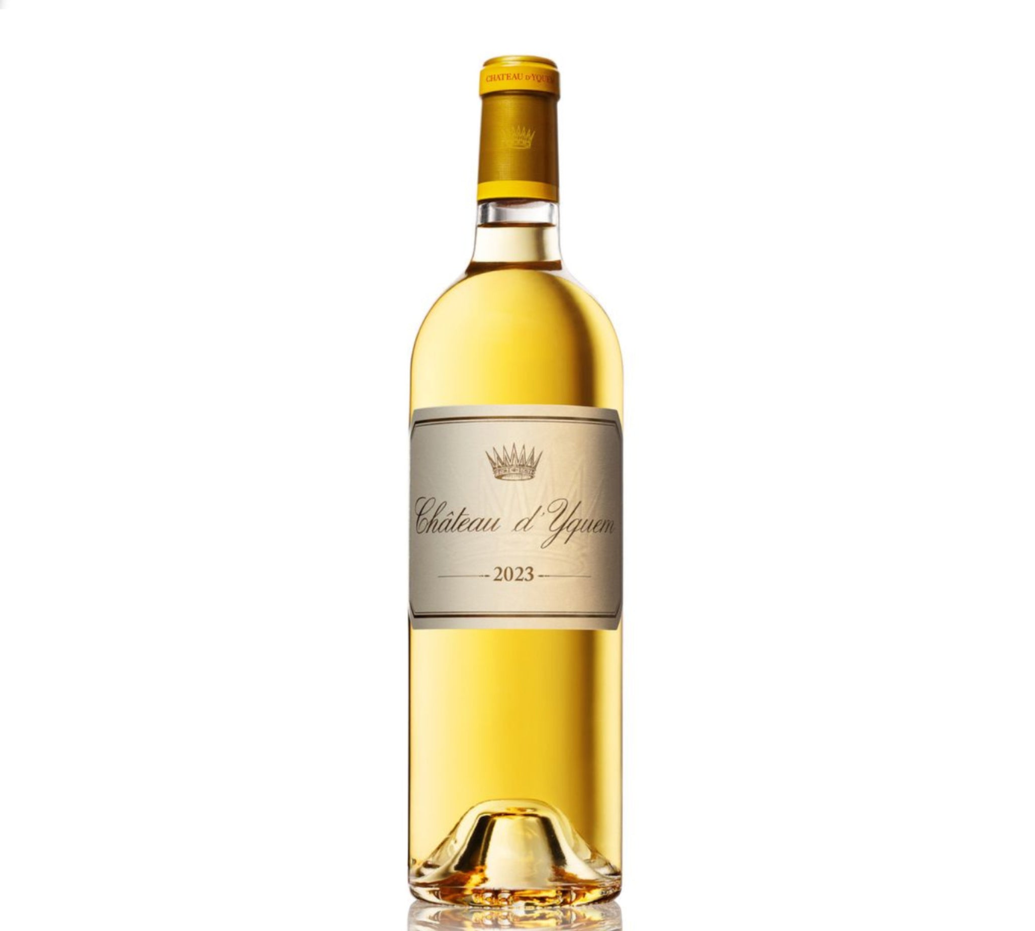 Bottle of Château d'Yquem white wine