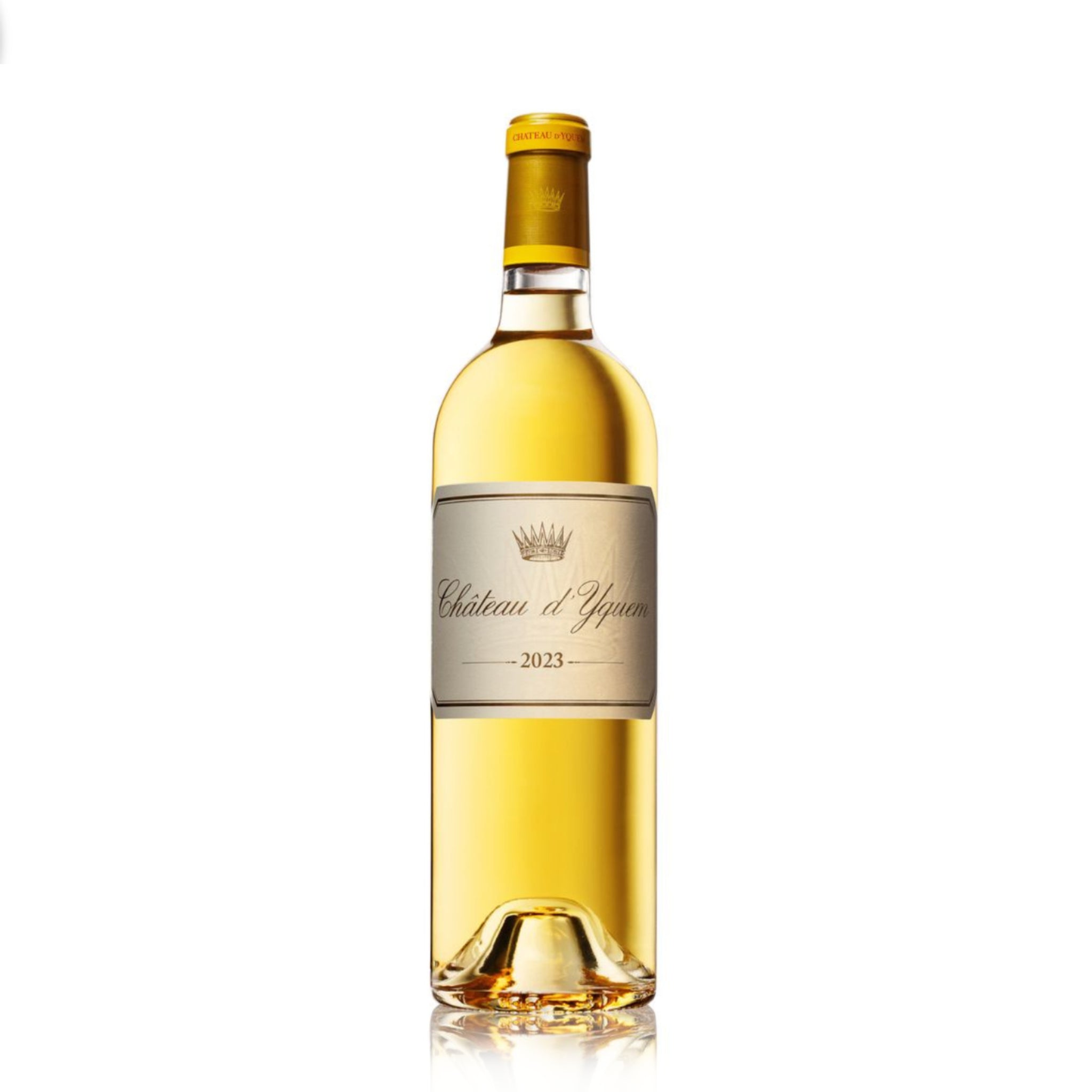 Bottle of Château d'Yquem white wine