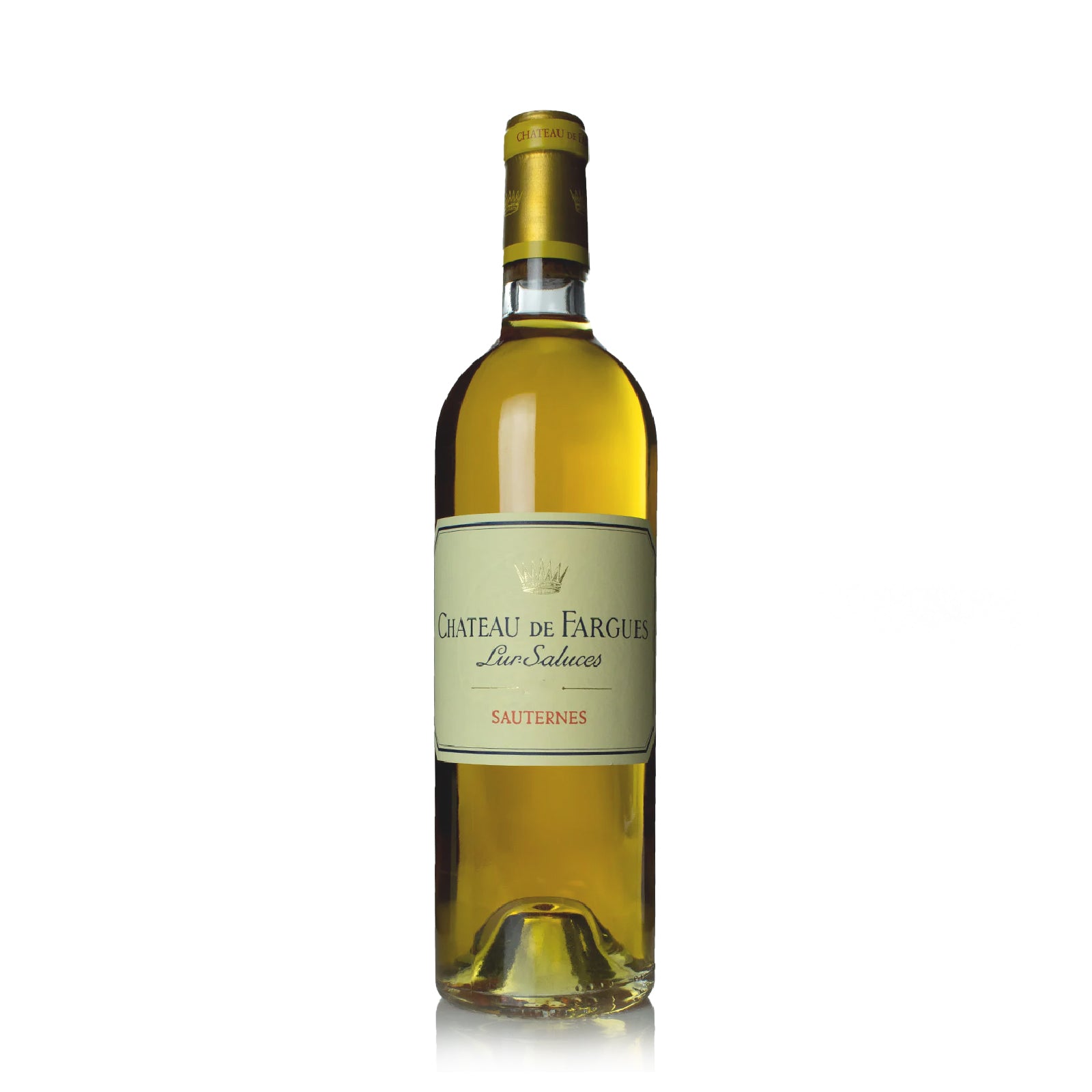 Bottle of Chateau de Fargues white wine