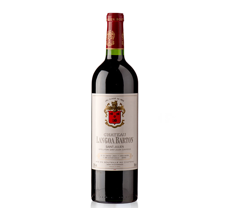 Bottle of Chateau Langoa Barton St-Julien red wine