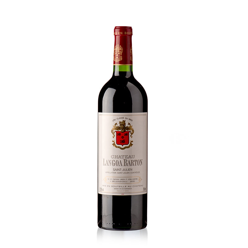Bottle of Chateau Langoa Barton St-Julien red wine