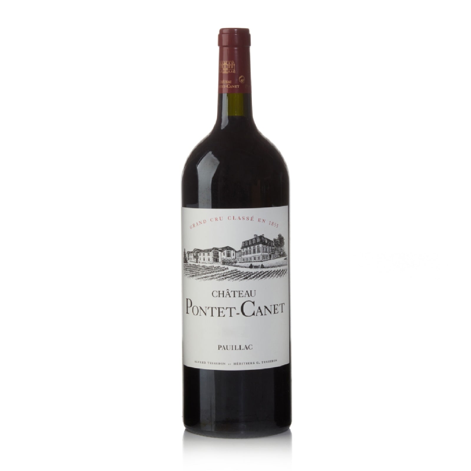 Magnum bottle of Château Pontet-Canet  red wine