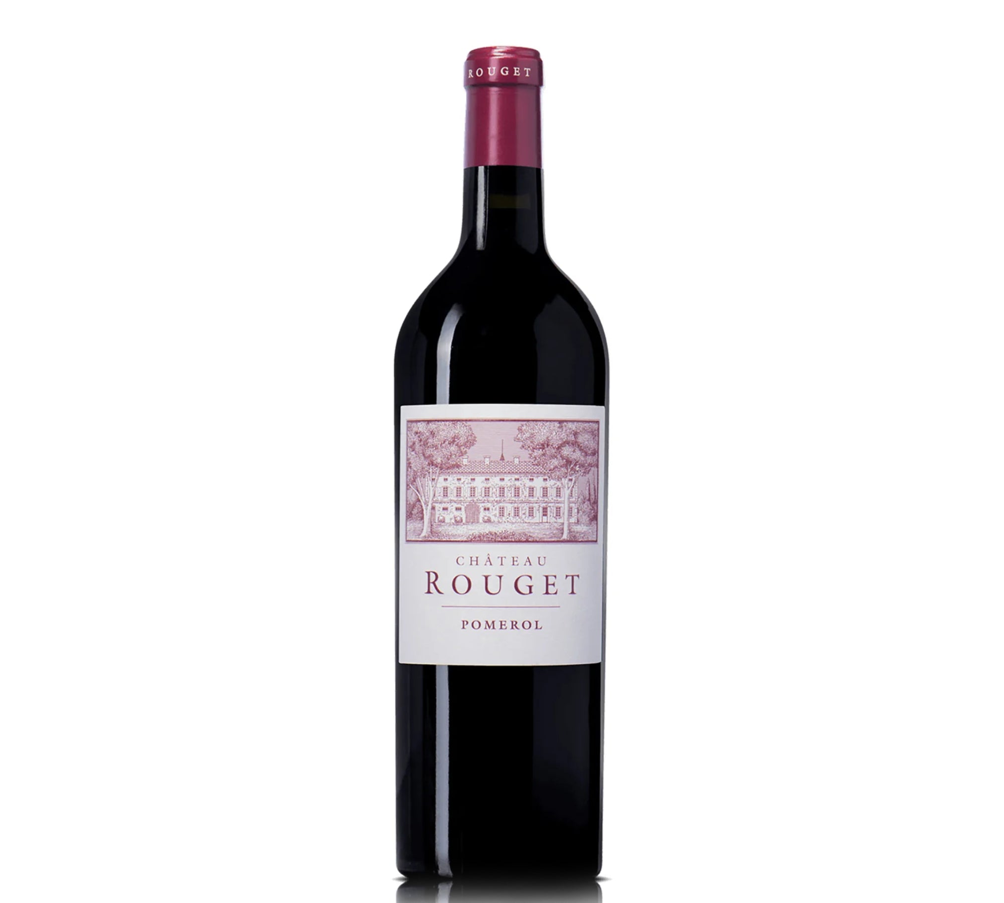 Château Rouget wine bottle