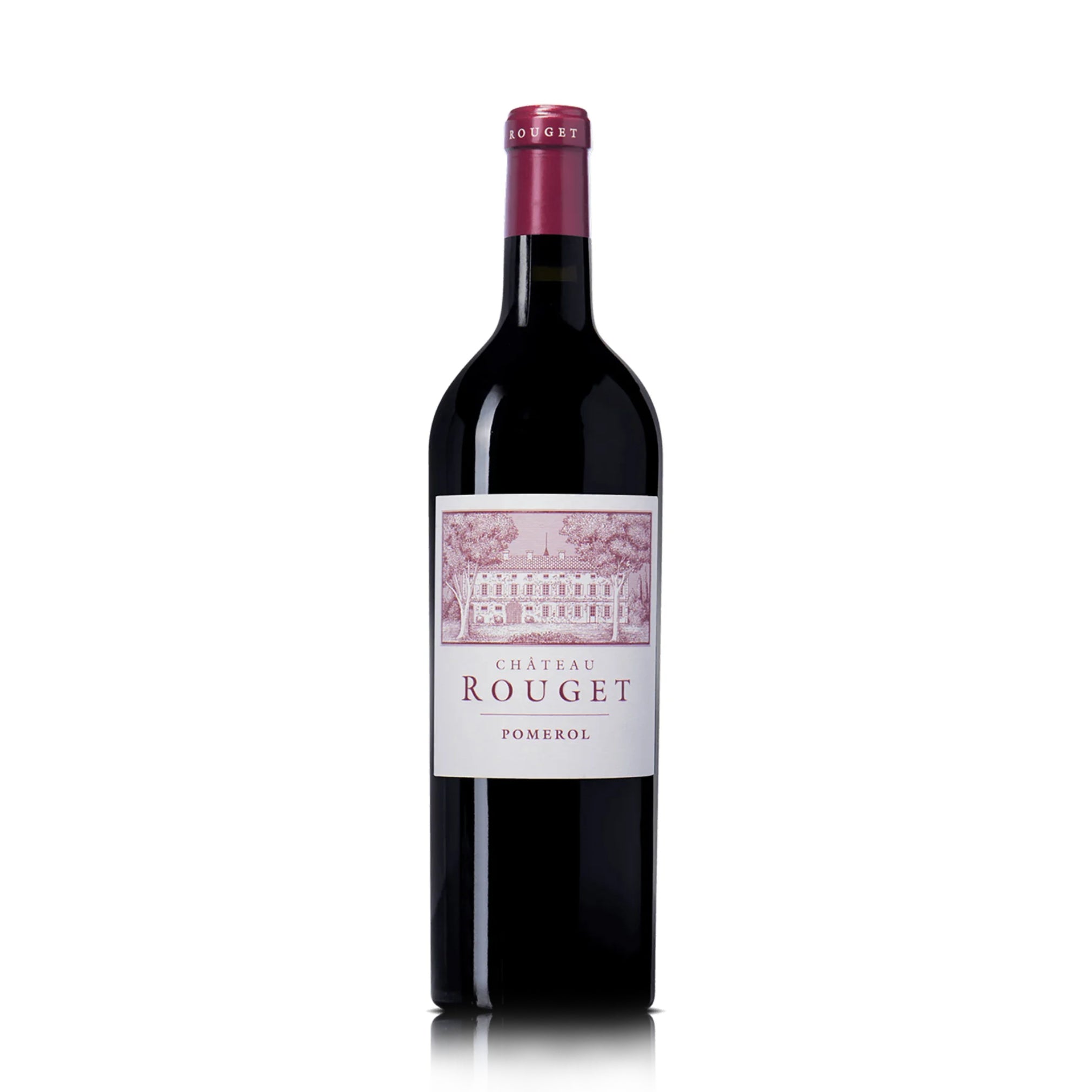 Château Rouget wine bottle