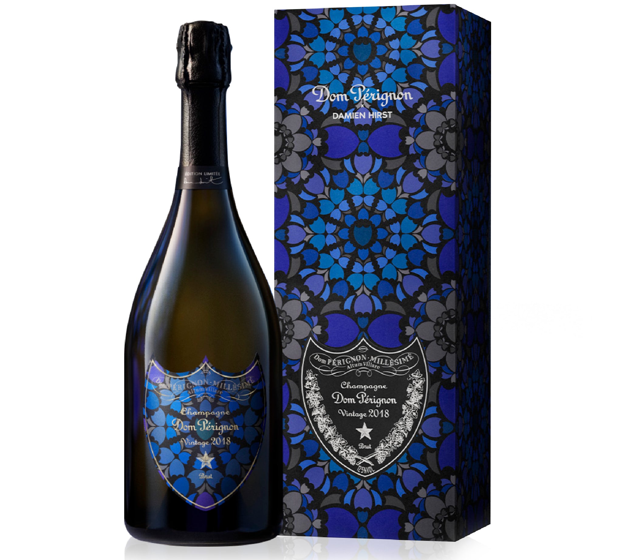 Discover Dom Pérignon x Damien Hirst Limited Edition Brut 2018, a prestigious vintage Champagne combining rich fruit, vibrant acidity, mineral freshness and exceptional collector appeal.