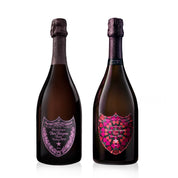 Dom Perignon x Damien Hirst Limited Edition Champagne Rosé 2010 & Dom Perignon Rosé 2010 w/Gift Box Bundle