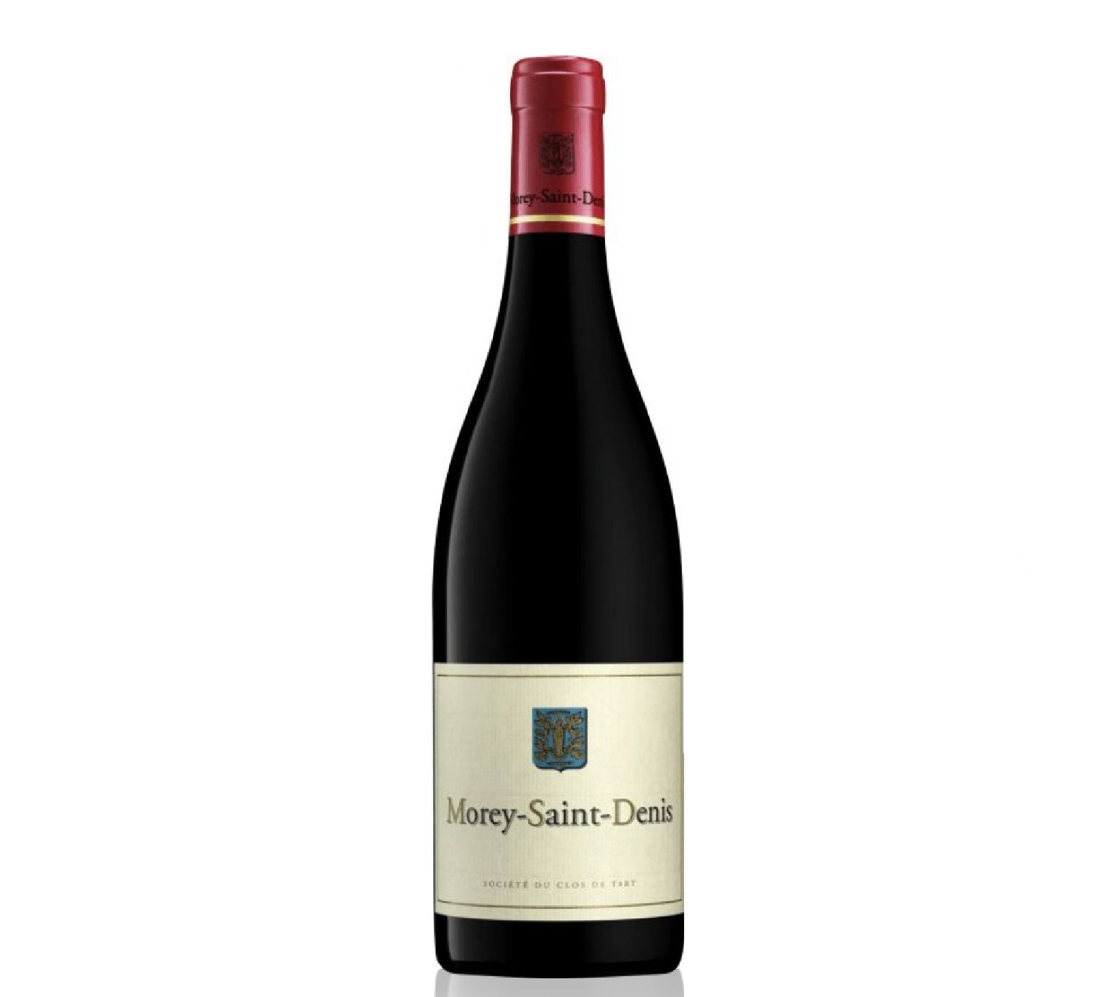 Bottle of Domaine du Clos de Tart Morey-Saint-Denis Pinot Noir with rich red berry and floral notes.