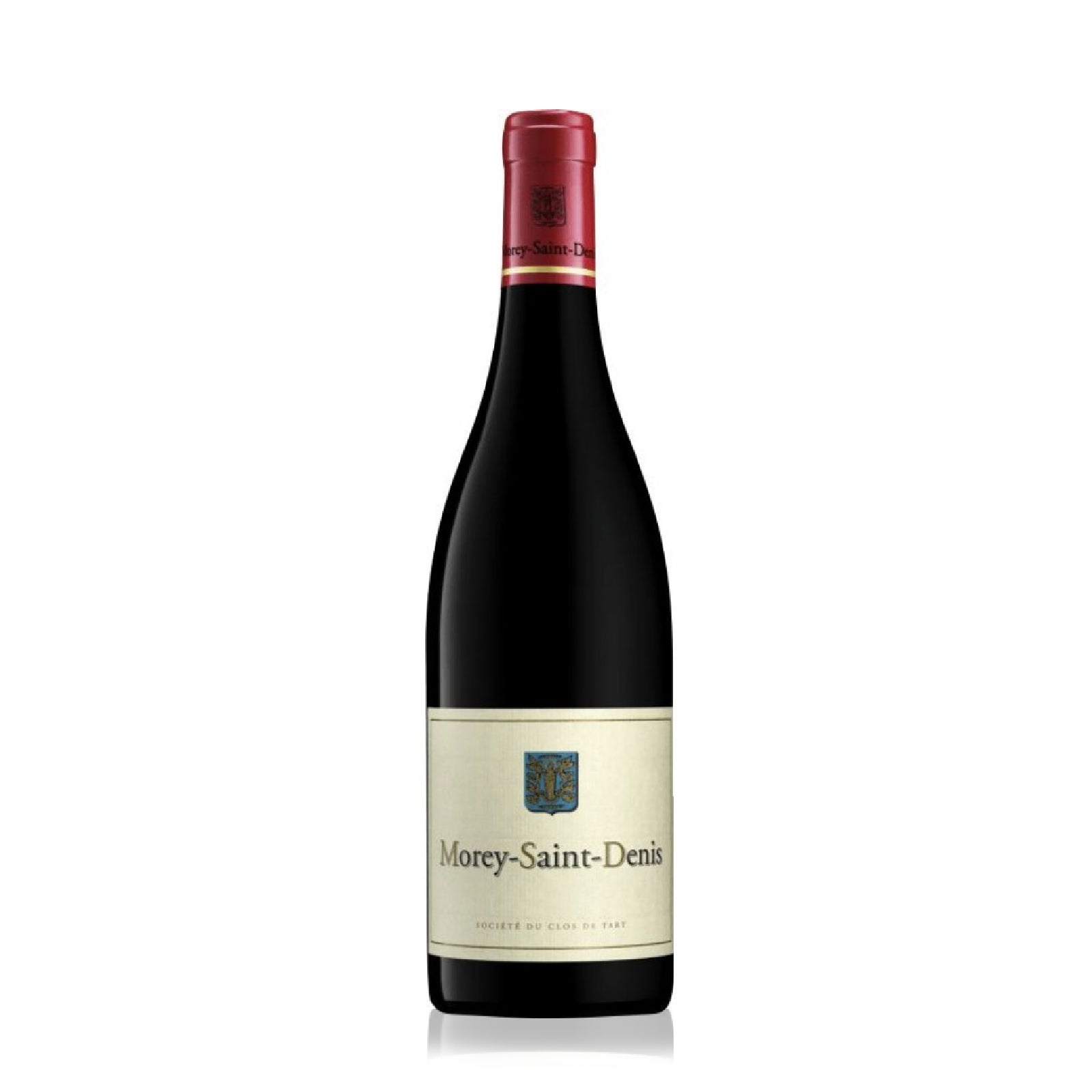 Bottle of Domaine du Clos de Tart Morey-Saint-Denis Pinot Noir with rich red berry and floral notes.