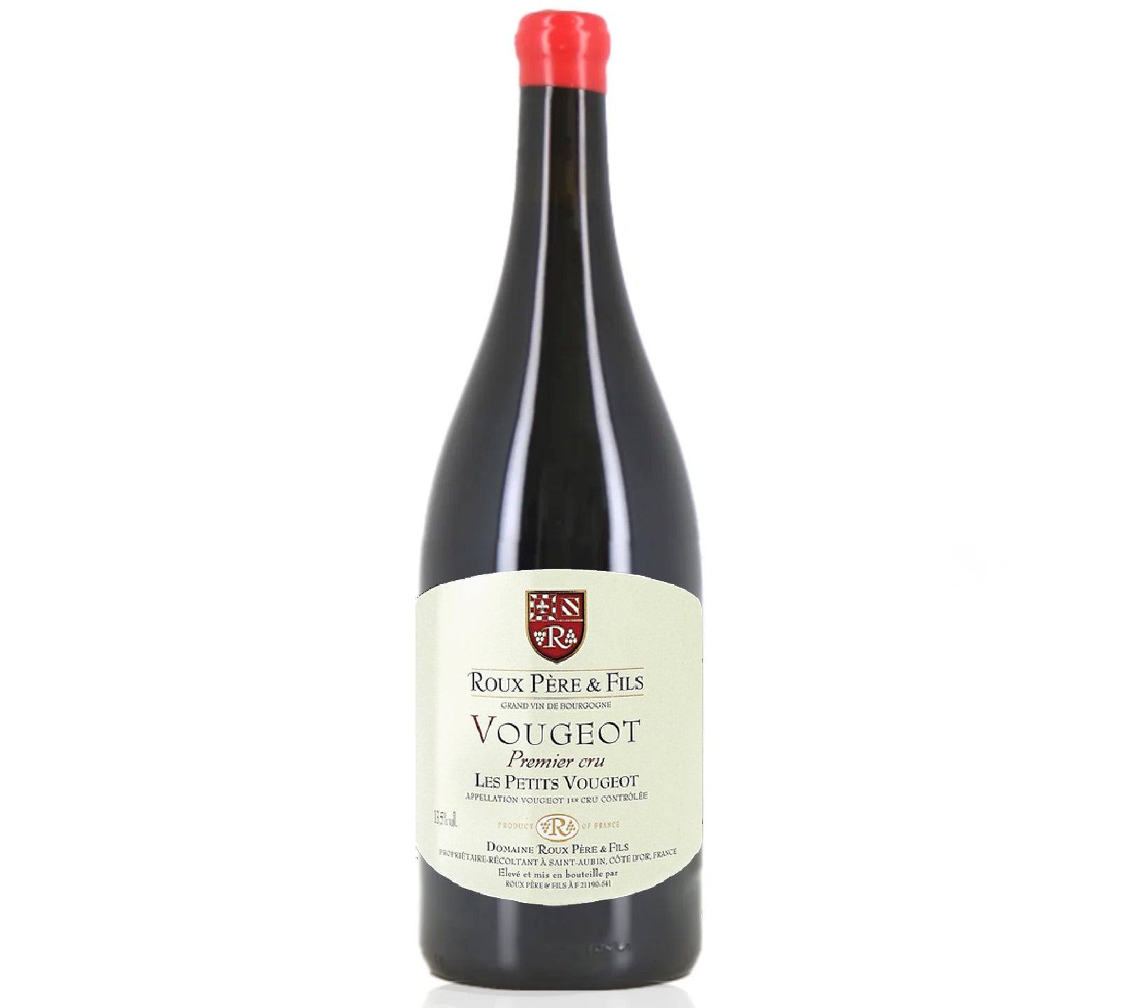 Roux P&F Vougeot Les Petits Vougeots PC magnum red wine bottle