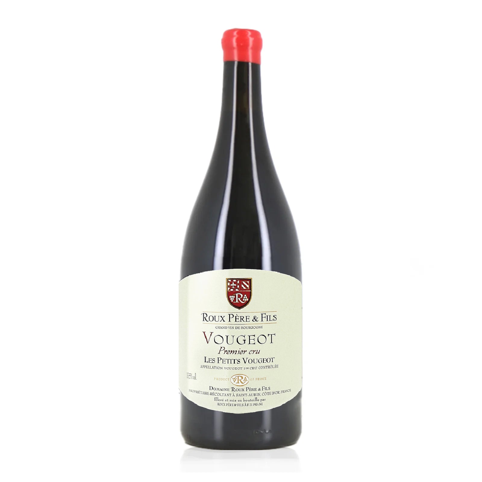 Roux P&F Vougeot Les Petits Vougeots PC magnum red wine bottle
