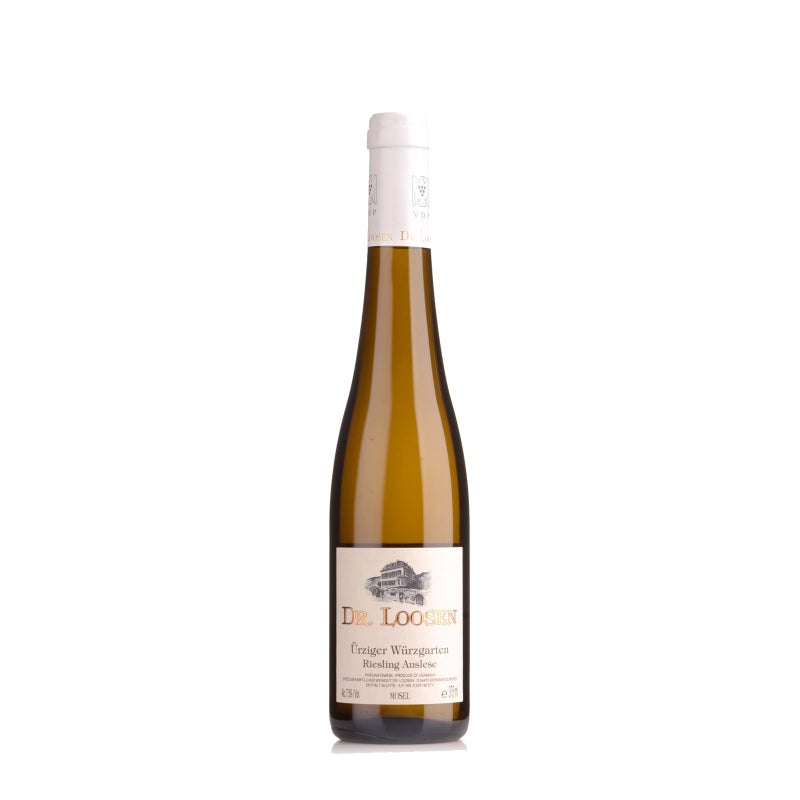 A half bottle of Dr Loosen Urziger Wurzgarten Riesling Auslese white wine