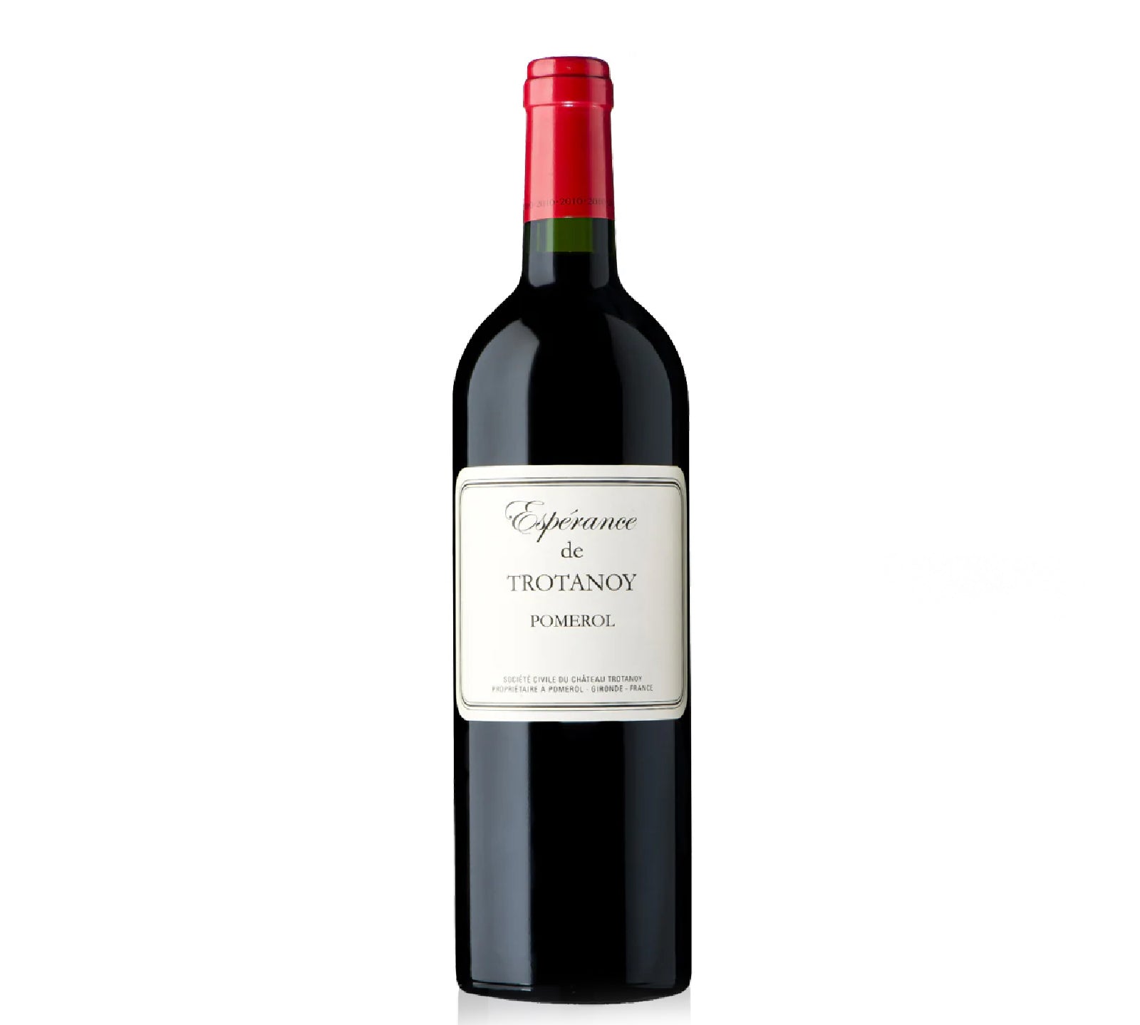 Esperance de Trotanoy Pomerol 750ml red wine bottle