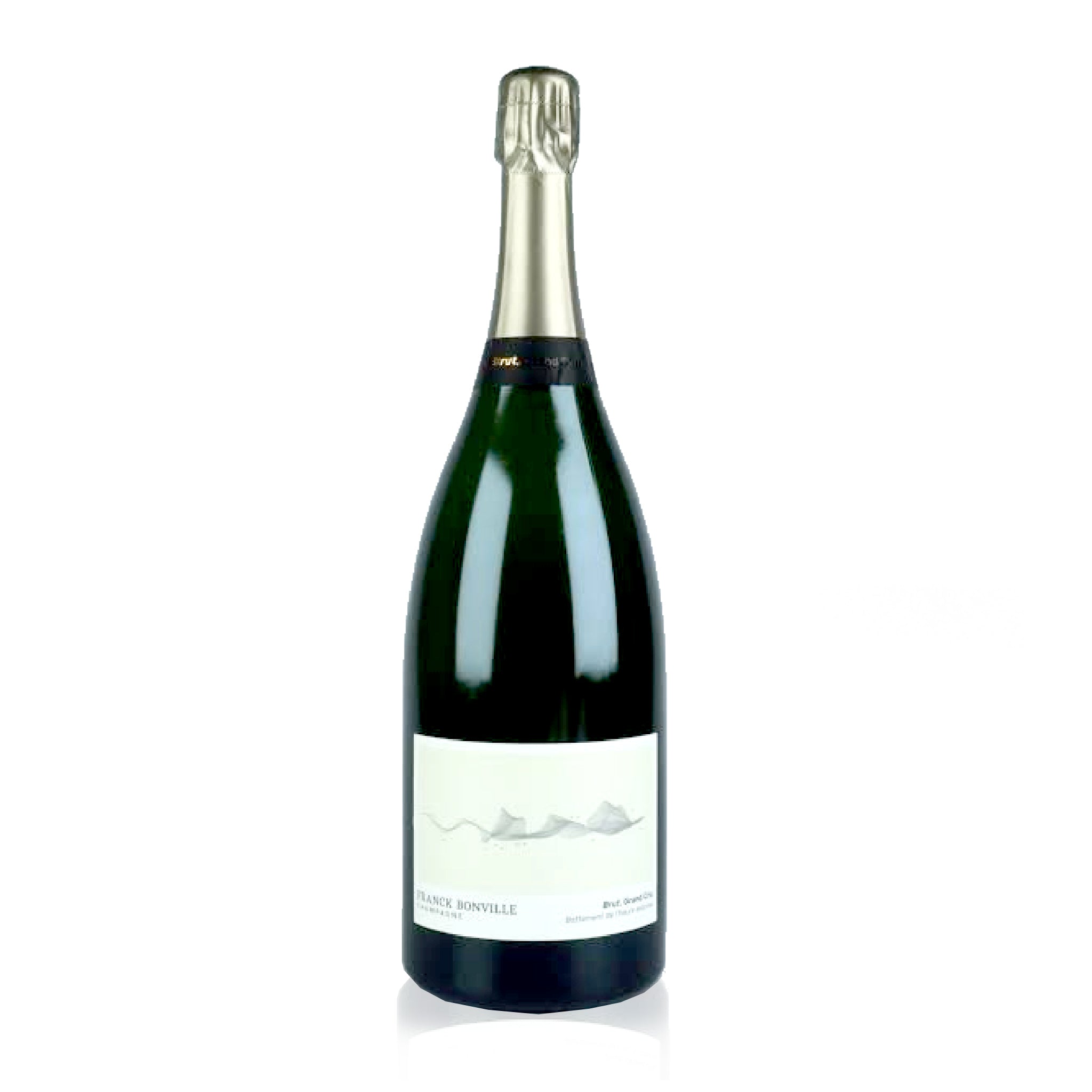 A magnum bottle of Franck Bonville Grand Cru Blanc de Blanc NV champagne