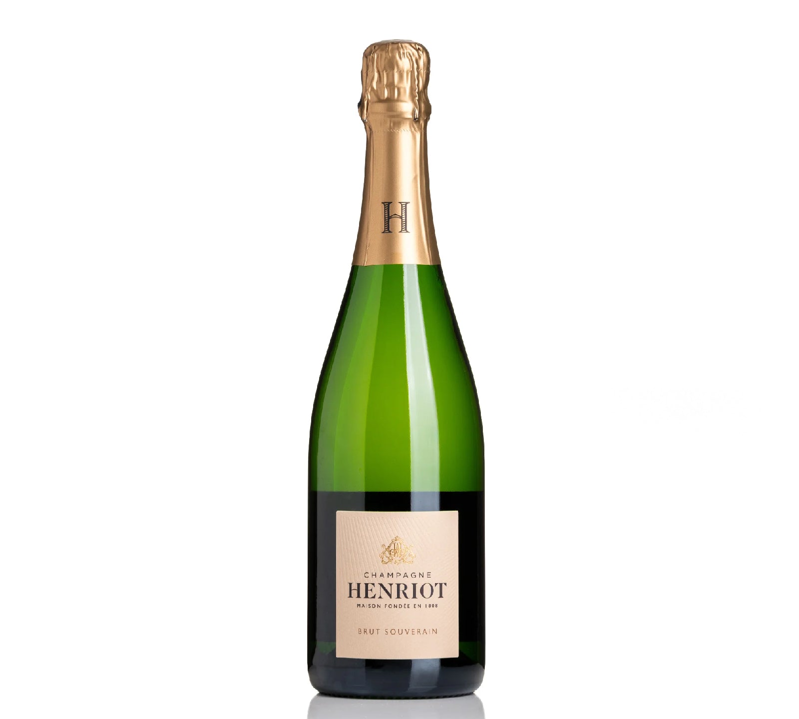 Henriot champagne bottle 