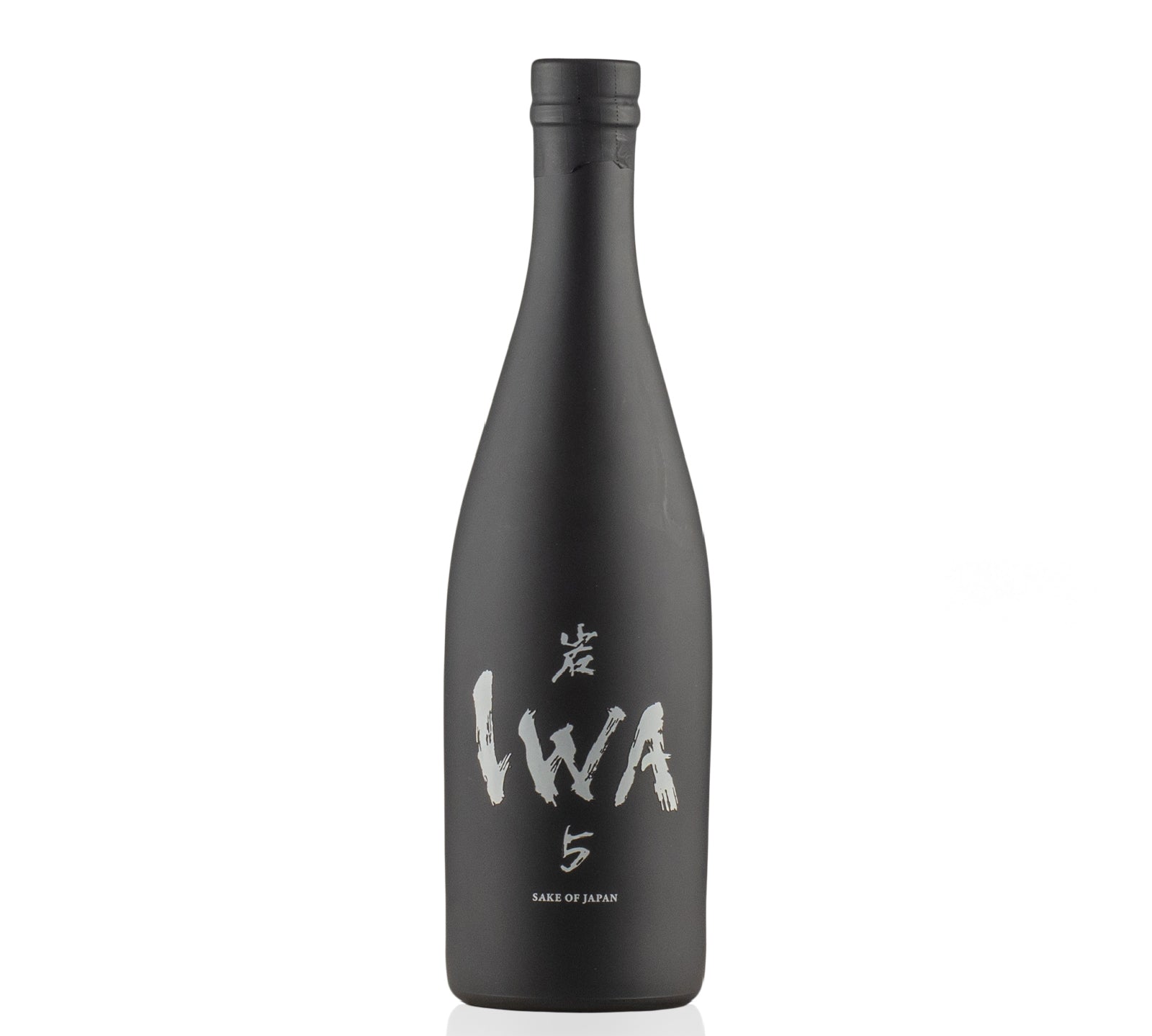 Bottle of IWA Sake 5 (720ml) with delicate floral and rice notes and a clean, refreshing finish.