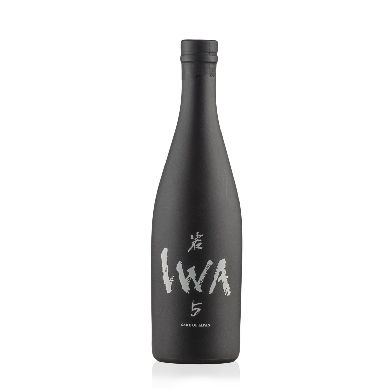 Bottle of IWA Sake 5 (720ml) with delicate floral and rice notes and a clean, refreshing finish.