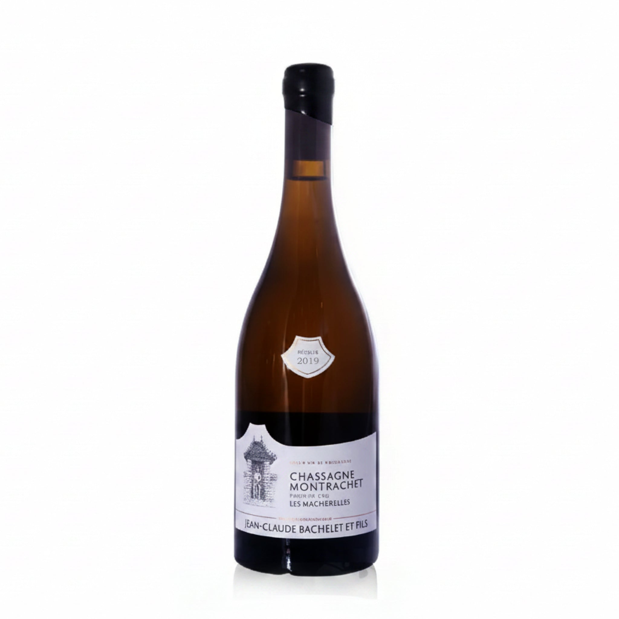 Bottle of Jean-Claude Bachelet Chassagne-Montrachet Premier Cru Les Macherelles 2019 white wine