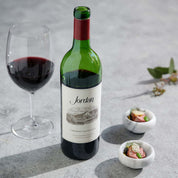 A bottle of Jordan Alexander Valley Cabernet Sauvignon red wine.