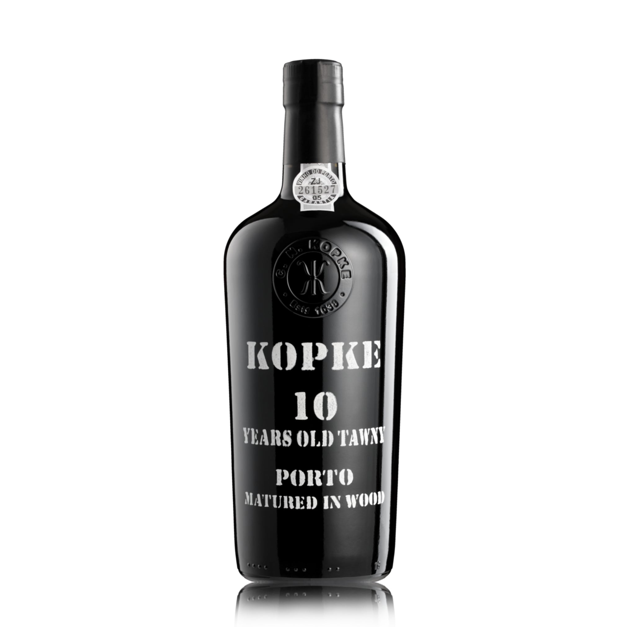 Kopke 10 years old tawny porto bottle 