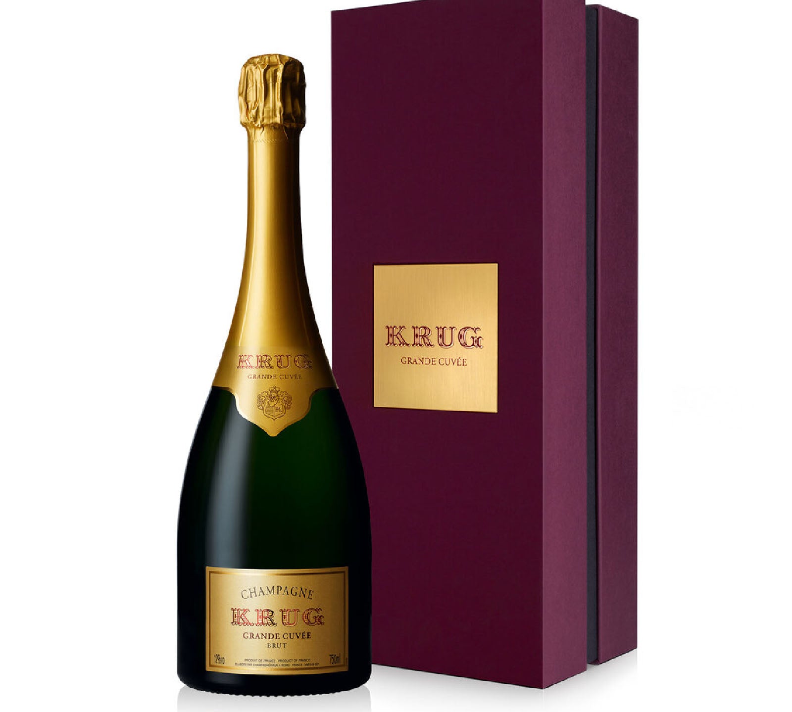 Krug Grand Cuvée Brut Champagne 750ml with Gift Box