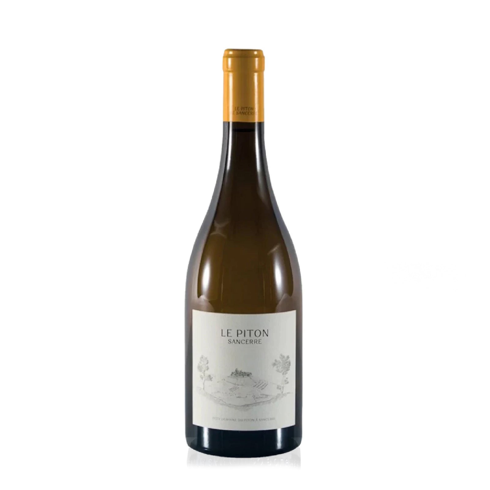 Bottle of Le Piton Sancerre 750ml, a crisp French white wine with bright citrus, green apple, and mineral notes, offering a fresh, elegant, and refreshing palate.